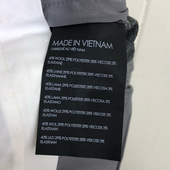 NWT Club Monaco Ryanne Wool Trousers Sz 00 - Picture 4 of 9